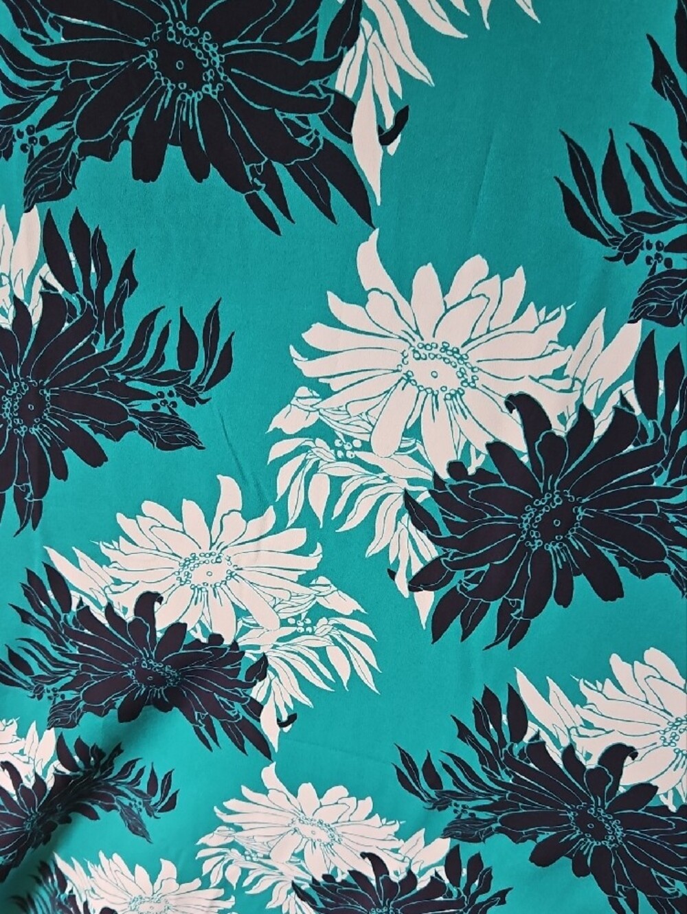 LOFT Tall Turquoise Floral Maxi Dress